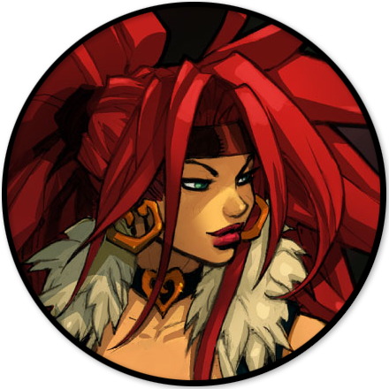 Battle Chasers Nightwar Red Monika (440x440), Png Download