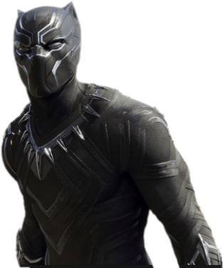 Black Panther Upper Body - Avengers Infinity War Black Panther (400x400), Png Download