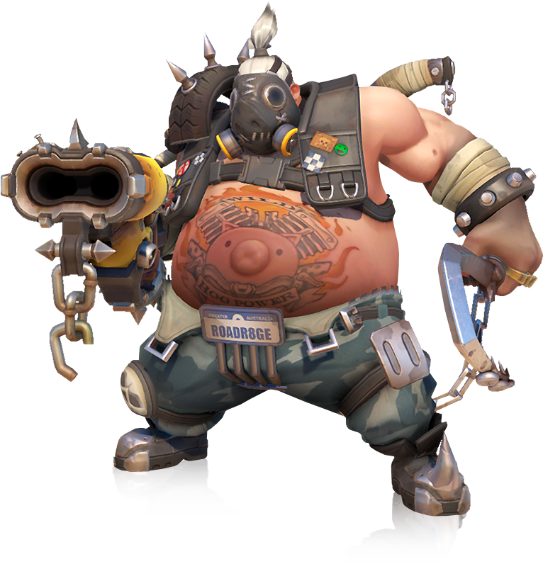 Roadhog - Roadhog Overwatch (858x873), Png Download