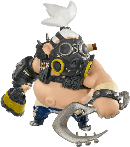 Cute But Deadly Roadhog Figure - Overwatch (525x525), Png Download