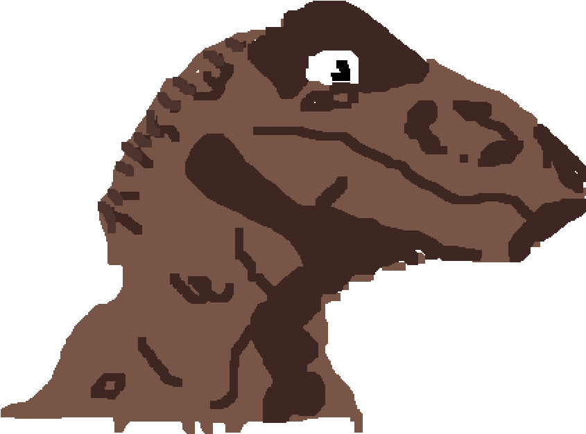 Velociraptor - Tyrannosaurus (1000x1000), Png Download