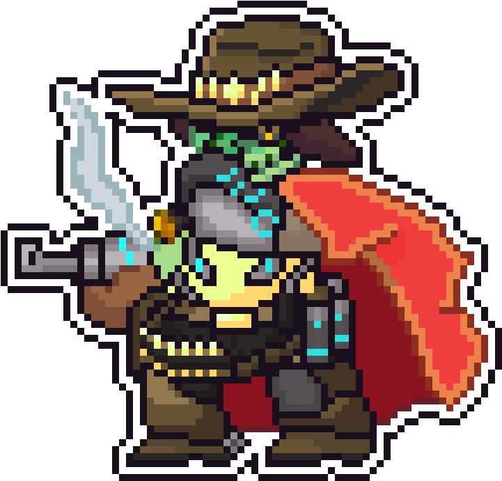 Blood Monste Mccree - Cartoon (960x960), Png Download