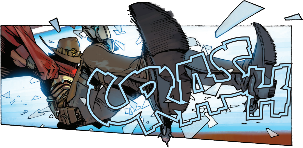 Mccreecrash Comic Still From The Comic Itself - All Overwatch Comics (1226x615), Png Download