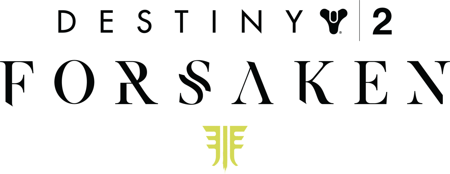 'destiny 2' Update - Destiny 2 Forsaken Logo (1440x558), Png Download
