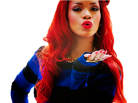 Rihanna Transparent Png - Rihanna Hd Png (500x350), Png Download