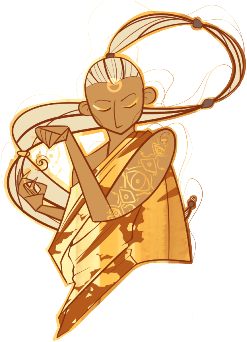 She Who Knows Ten - Drawing (500x685), Png Download