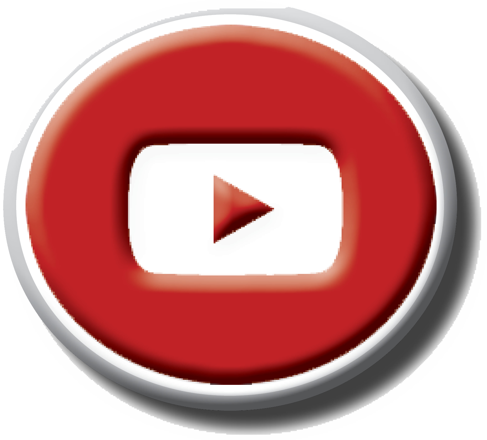 Youtube-button - Circle (1564x1412), Png Download