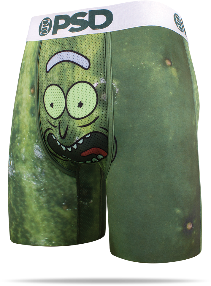 Rick & Morty Pickle Rick Men's Boxer Brief - Undergarment (1024x1024), Png Download