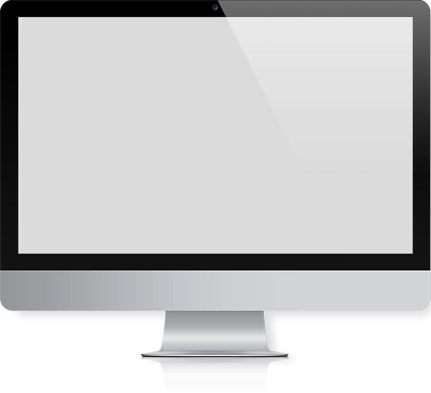 Image Slide With Desktop - Computer Monitor (886x807), Png Download
