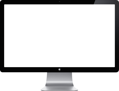 Hero Mac Frame - Computer Monitor Png (488x374), Png Download