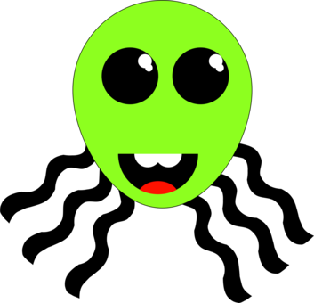 Octopus Salad Art Museum Green - Art Museum (353x340), Png Download