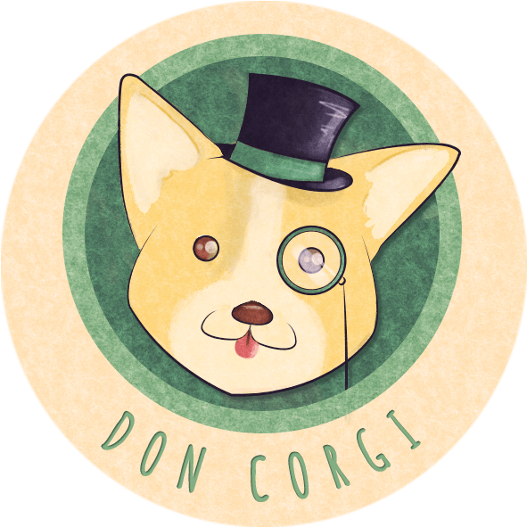 Don Corgi (600x600), Png Download