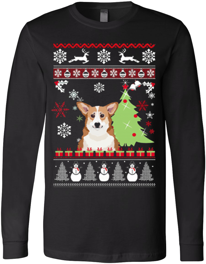 Corgi Christmas Ugly Sweater - Ugly Sweater Christmas - Santa 2017 Mugs (1000x1000), Png Download