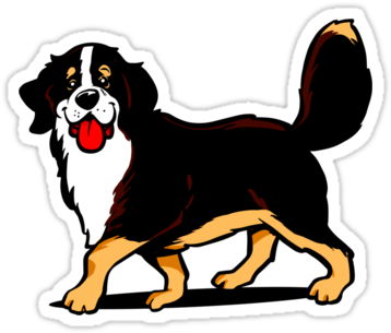 Dog Sticker Png - Dog Picture For Stickers (375x360), Png Download