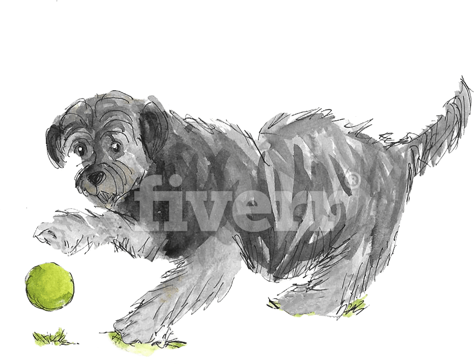 Do A Watercolor And Ink Illustration Of Whatever You - Illustration (990x867), Png Download