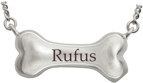 Wholesale Pet Cremation Jewelry Silver Dog Bone Engraved - Pet Cremation Jewelry: Dog Bone Pendant (500x500), Png Download