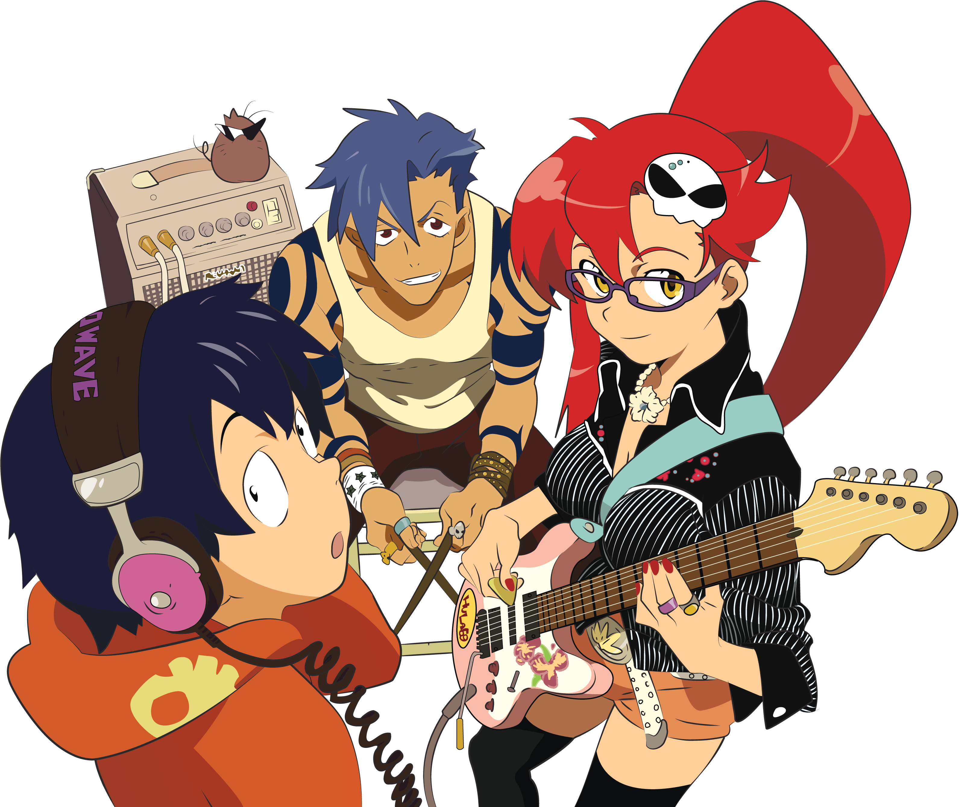 Download Png - Gurren Lagann Yoko Mech (3188x2683), Png Download
