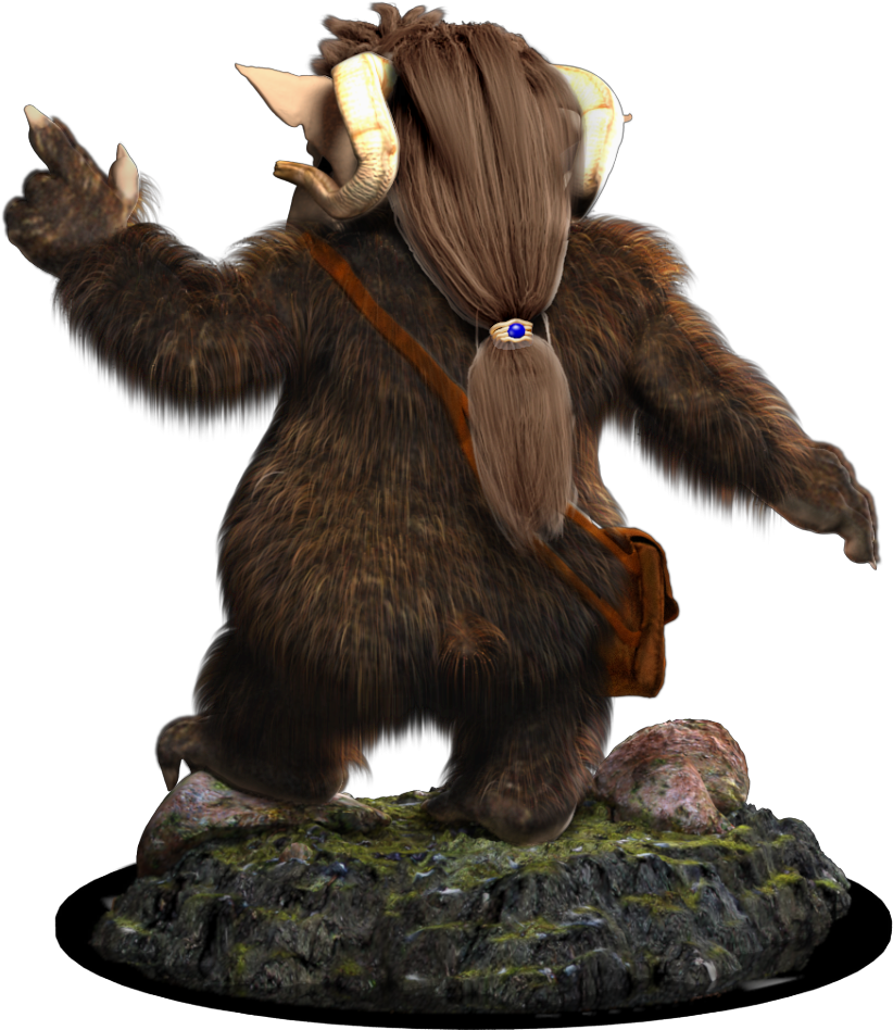 Nudd Back - Figurine (888x986), Png Download