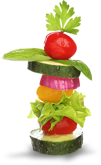 Caito Foods Veggiespng Clip Art Black And White Library - Fruits And Veggie Png (326x531), Png Download