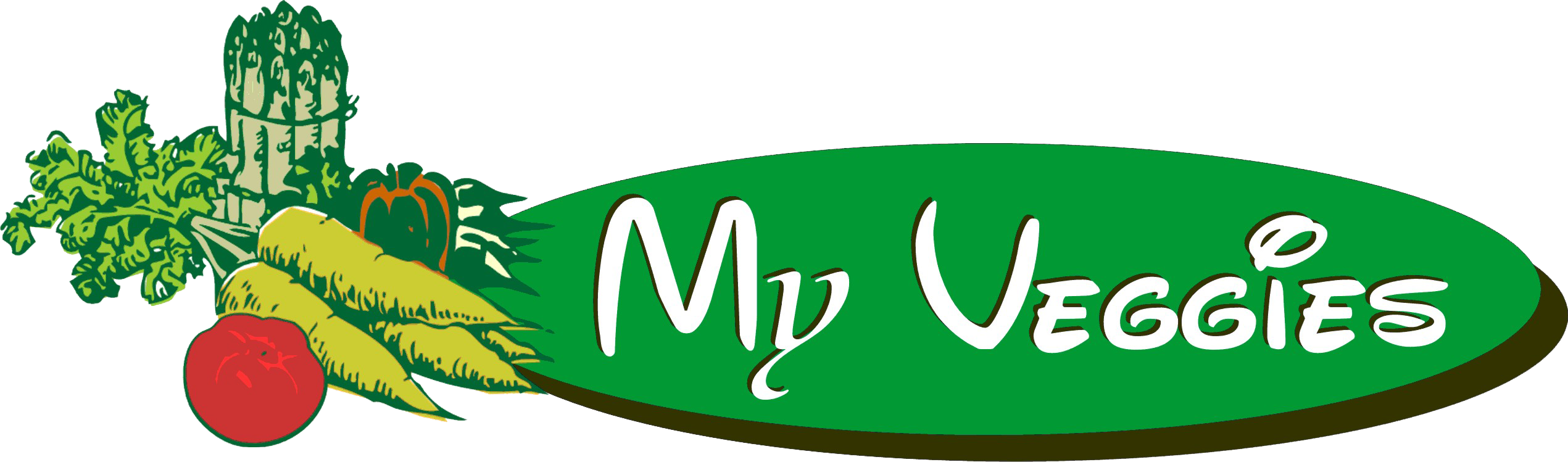 My Veggies - Veggie Goddess Shower Curtain (2541x749), Png Download