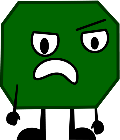 Green Octagon - Portable Network Graphics (410x480), Png Download