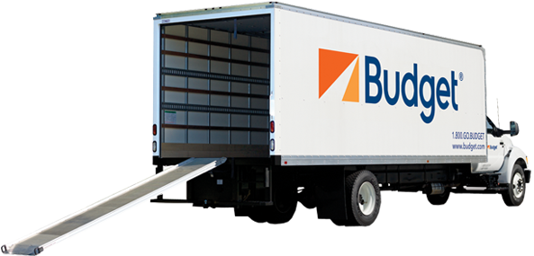 Truck - Budget Moving Truck 16 (620x360), Png Download