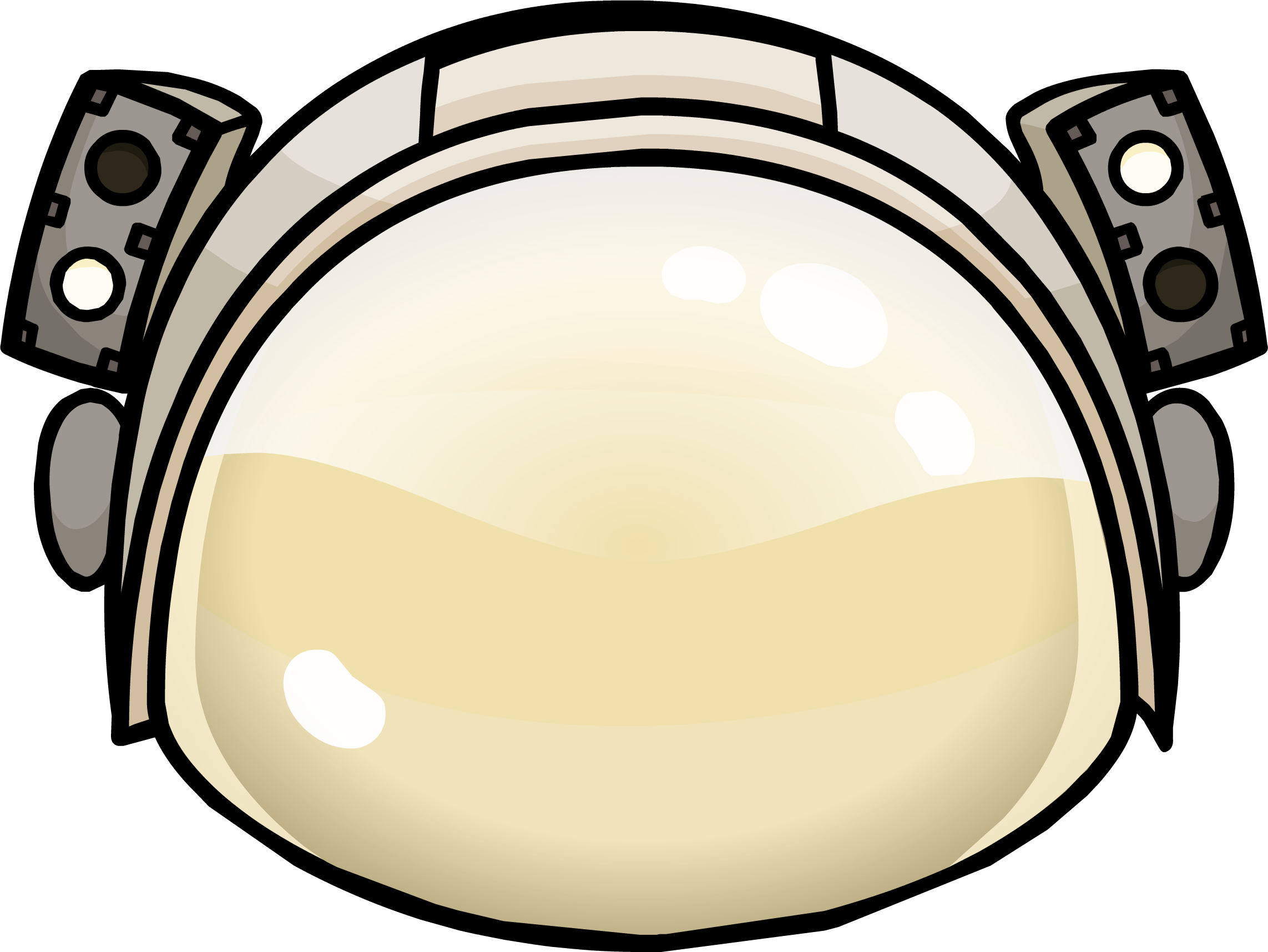 Astro Helmet - Club Penguin Space Helmet (2285x1715), Png Download