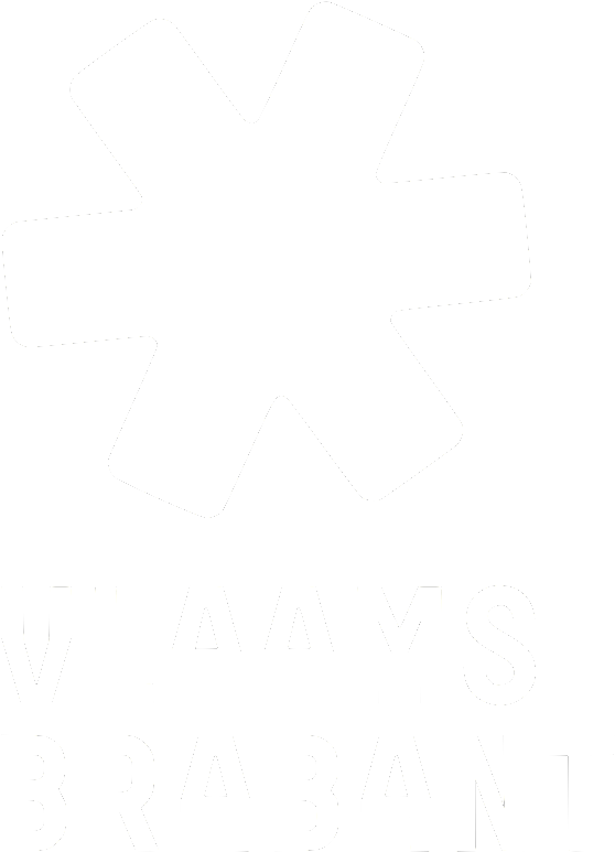 Vlaams Brabant Sponsorlogo Wit Transparant Groot (591x945), Png Download