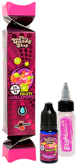 Shop Now - Big Mouth Candy Shop Fruity Lollipops (362x362), Png Download