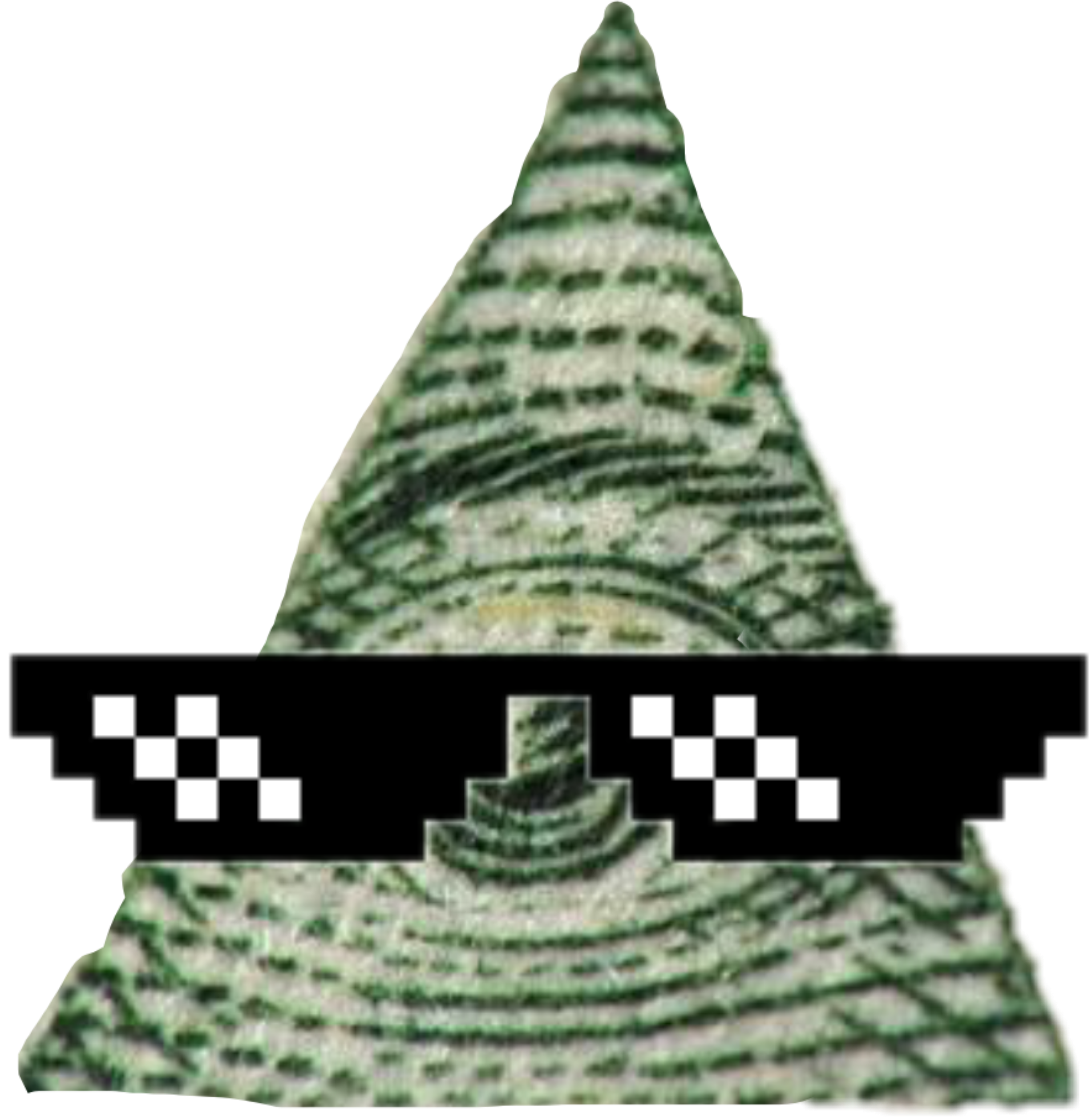 Illuminati All Seeing Eye Pendant And Necklace (1024x1024), Png Download