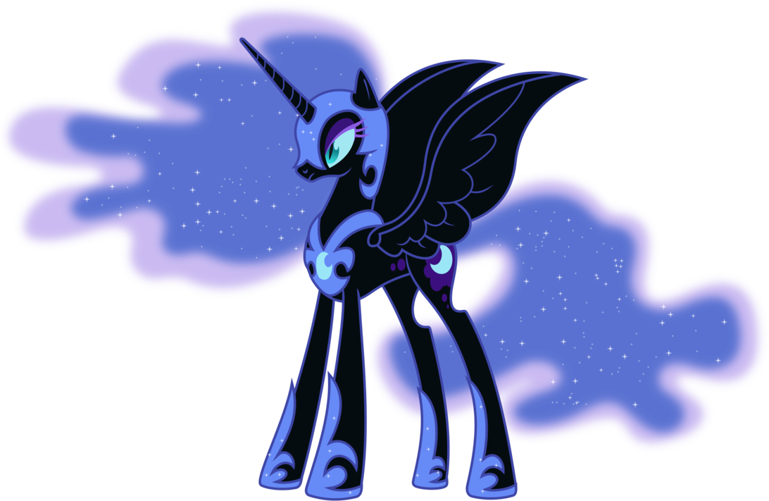 Latestcb=20120812151551 - Mlp Celestia Nightmare Moon (1095x730), Png Download