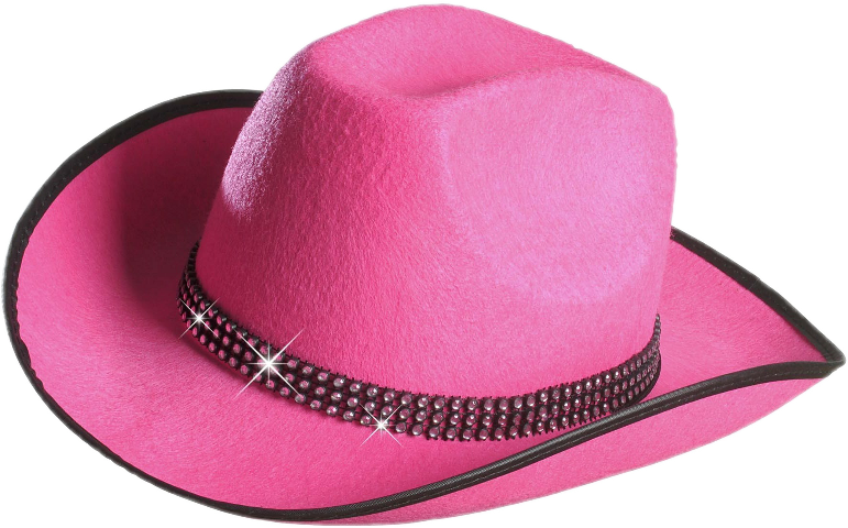 Pink Cowboy Hat Png (771x480), Png Download