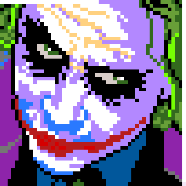 The Joker - " - Paint By Number (1200x1200), Png Download