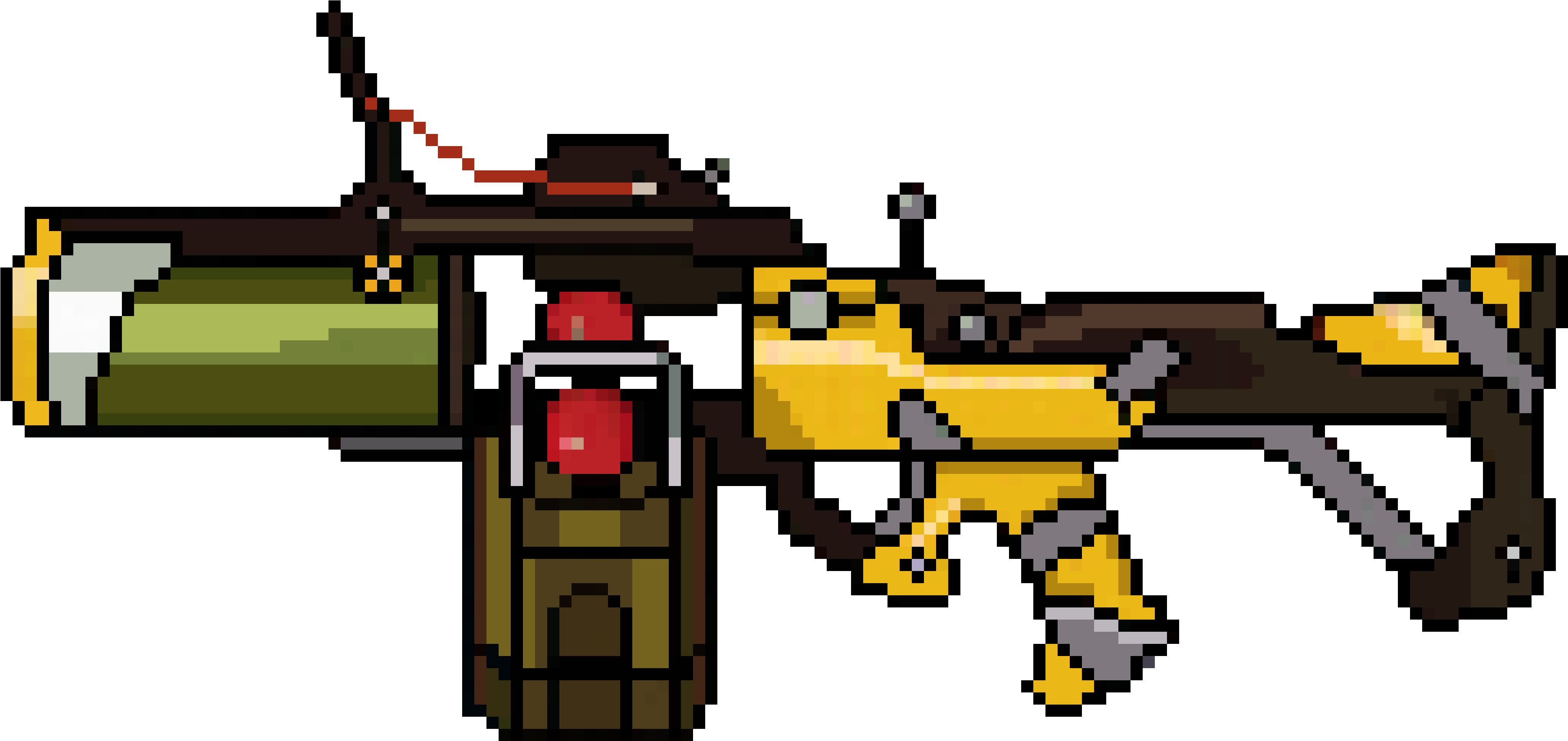 Junkrat's Gun - Minecraft Gun (4800x2688), Png Download
