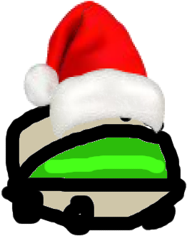 Pistachio Wearing Santa Hat For Christmas So Mlg And - Santa Claus (960x720), Png Download