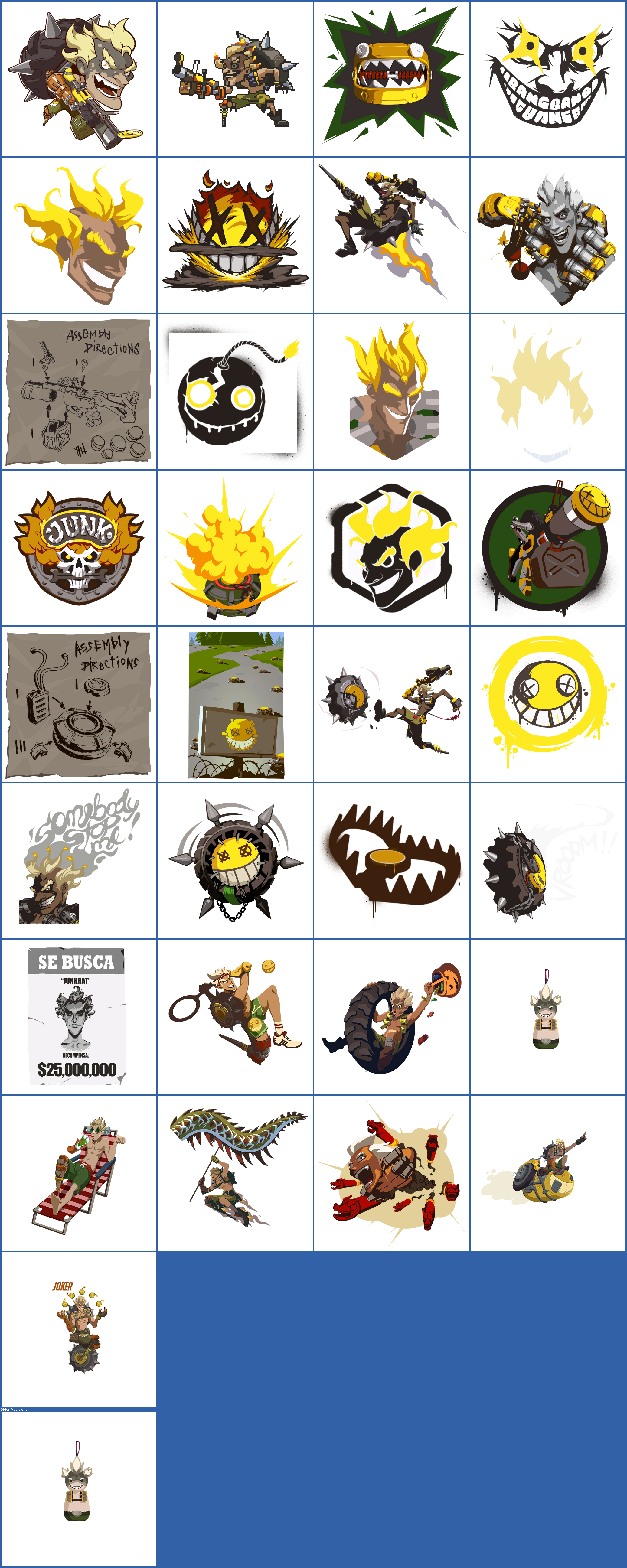 Click For Full Sized Image Junkrat - Best Gift - Junkrat Pixel Hoodie/t-shirt/mug Black/navy/pink/white (2073x5185), Png Download