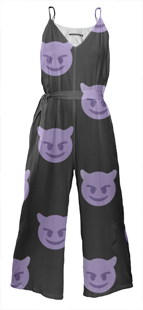 Devil Emoji Jumpsuit $178 - One-piece Garment (400x645), Png Download