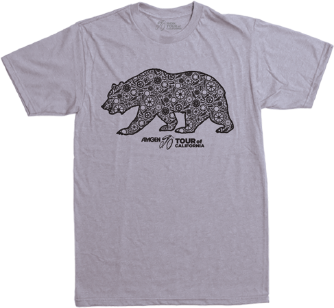 Amgen Tour Of California Bear T-shirt - Jaguar (500x667), Png Download