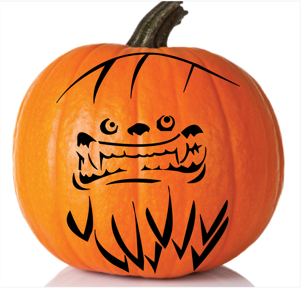 Here Is The Idea I Made For The Vmp Sasquatch Pumpkin - Pumpkin (1200x1200), Png Download