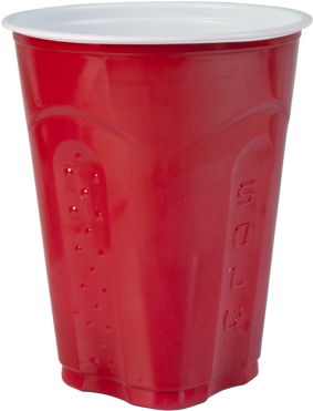 Click & Drag To Spin - Red Solo Cup Transparent (375x401), Png Download