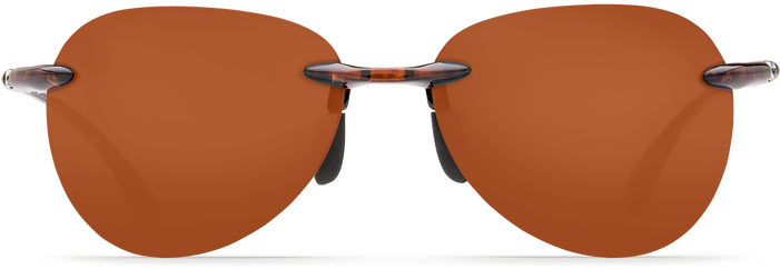 West Bay Tortoise Sunglasses / Copper Polarized Plastic - Sunglasses (700x350), Png Download