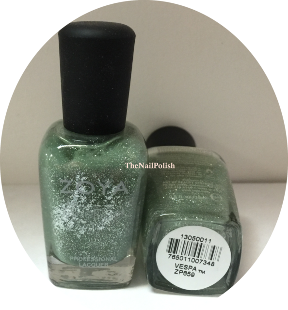 Zoya Pixiedust Zp659 Vespa Mint Matte Sparkle Nail - Zoya Pixiedust Nail Polish (594x640), Png Download