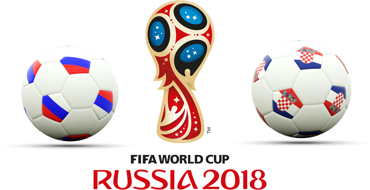 Fifa World Cup 2018 Quarter-finals Russia Vs Croatia - Russia Vs Croatia World Cup (1221x710), Png Download