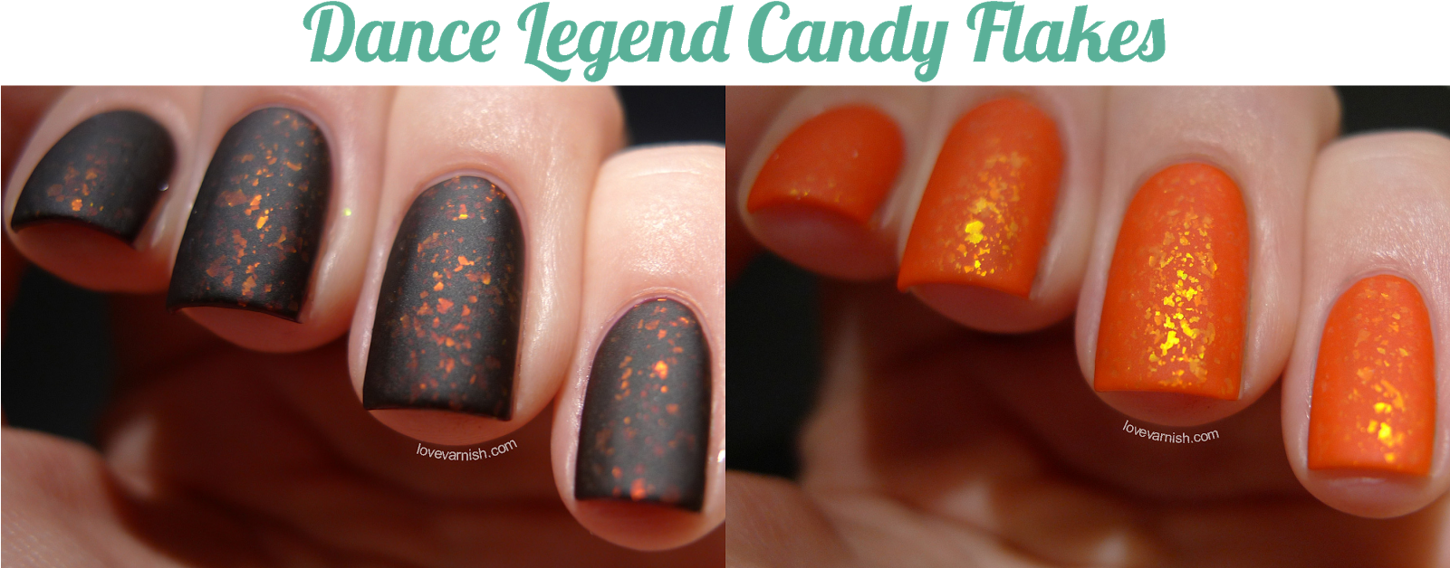 Dance Legend Candy Flakes Collage Matte Swatches Review - Collage (1600x640), Png Download