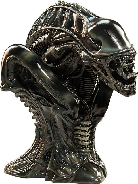 Alien Warrior Legendary Scale™ Bust - Alien Warrior Bust Sideshow (480x638), Png Download