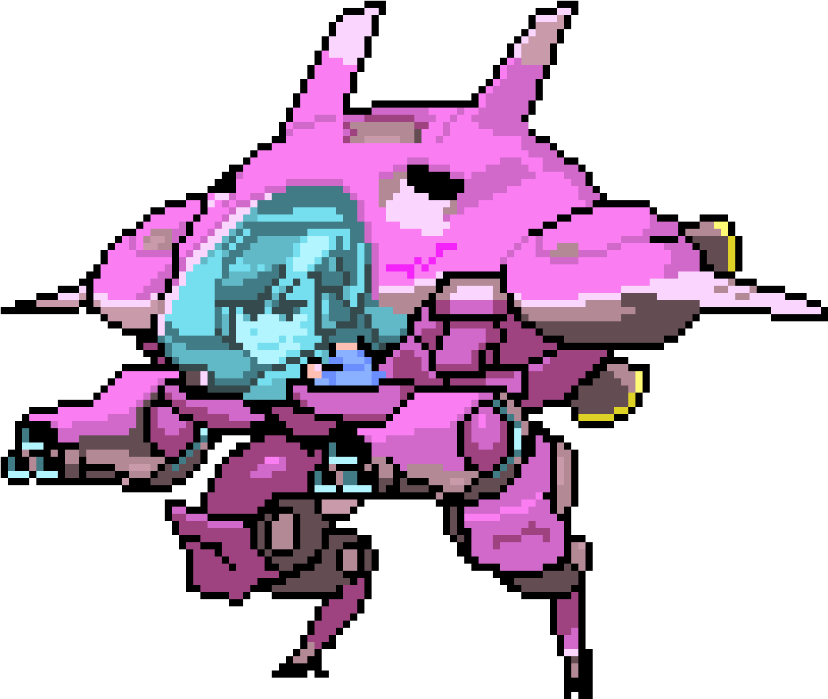 Va Pixel Art Spray - Пиксель Арт Дива (1210x1000), Png Download