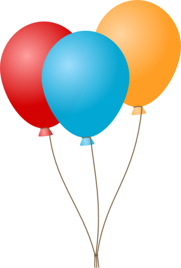Blue And Red Balloon Png - Balloon Png (600x888), Png Download