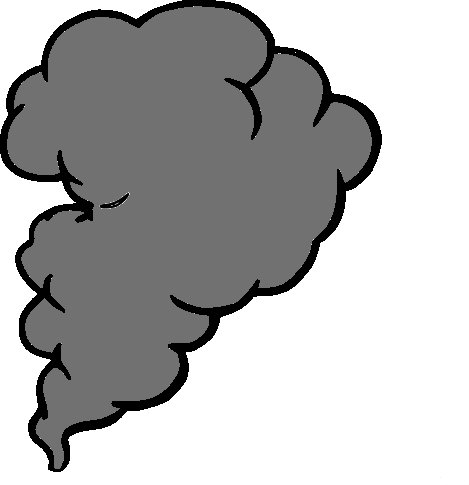 Sensor De Frio Y Calor Para Alarma Colombia - Nube De Humo Png (469x485), Png Download