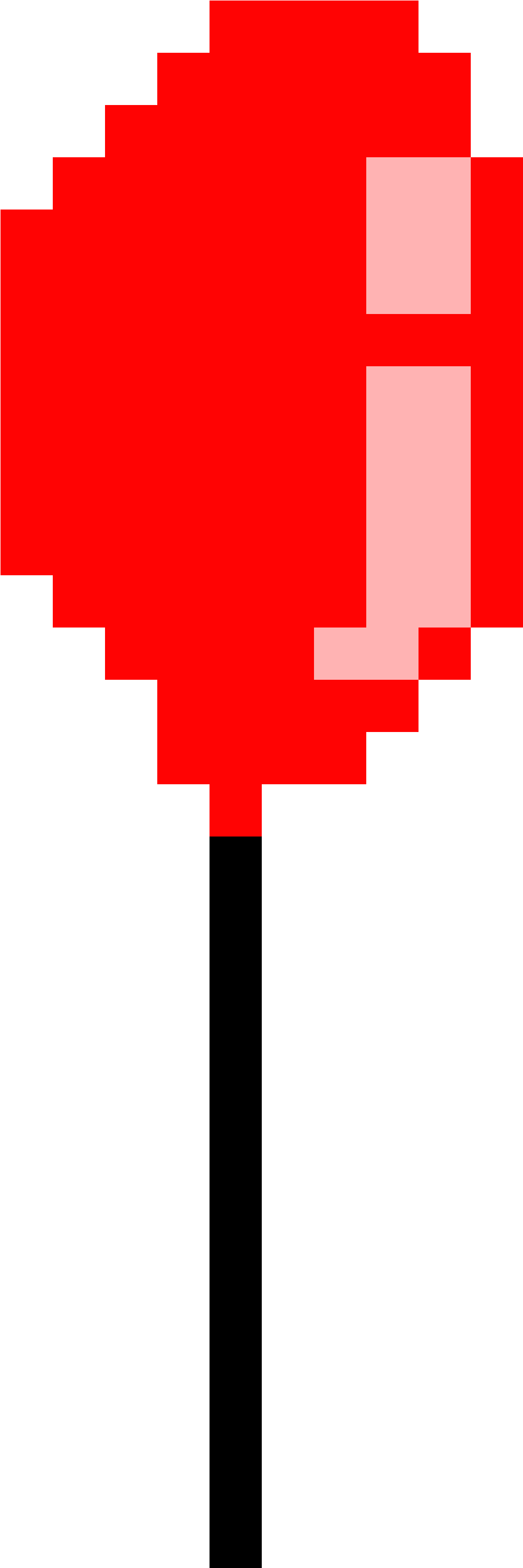 Red Balloon - Book Pixel Art Png (1300x3100), Png Download
