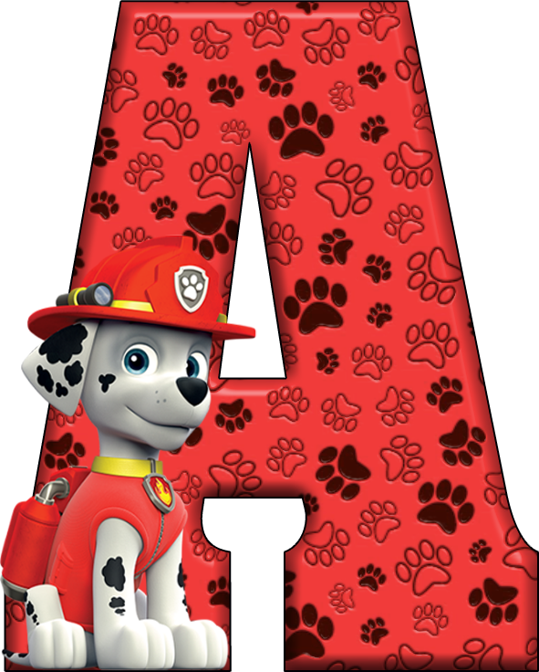 Paw Patrol Letter H (591x736), Png Download